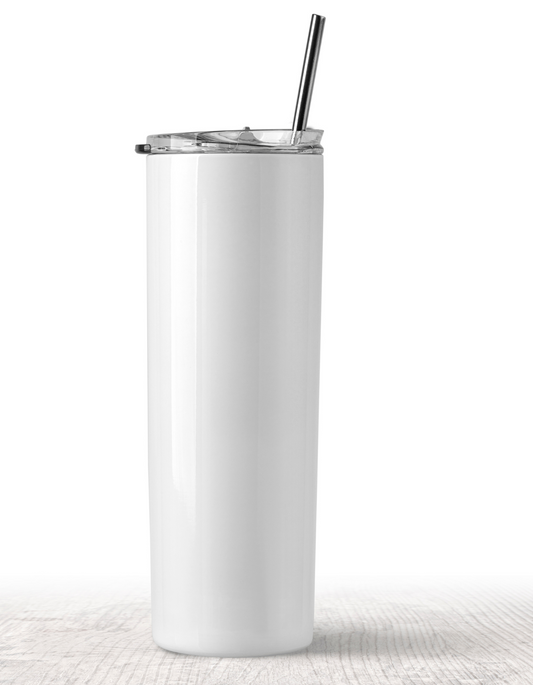 20 Oz straight stainless-steel tumbler